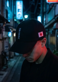 Vertical "Los Angeles" / Japan Flag Hat