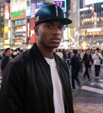 Vertical "Los Angeles" / Japan Flag Hat