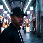 Vertical "LA" / Japan Flag Hat