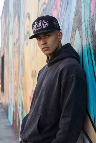"Los Angeles" Cherry Blossom Hat