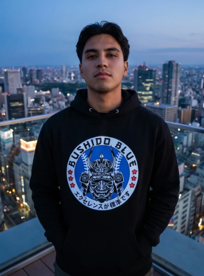 Bushido Blue LA Hoodie