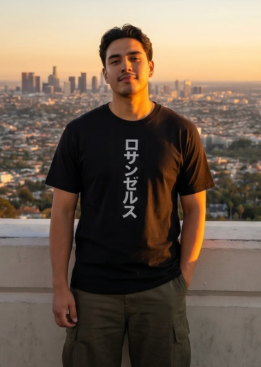 Vertical "Los Angeles" / 3 Warriors