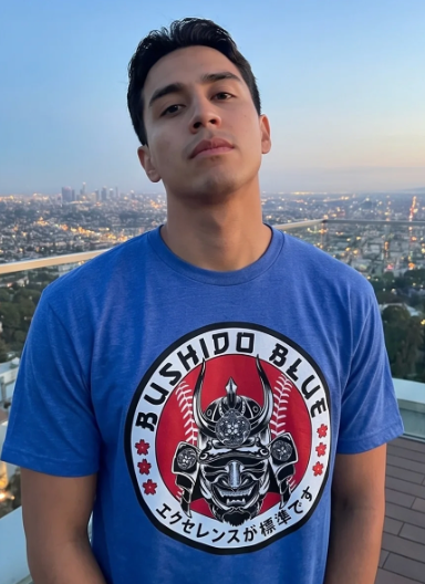 Bushido Blue Japan Shirt