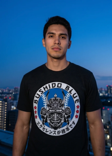 Bushido Blue Los Angeles Shirt