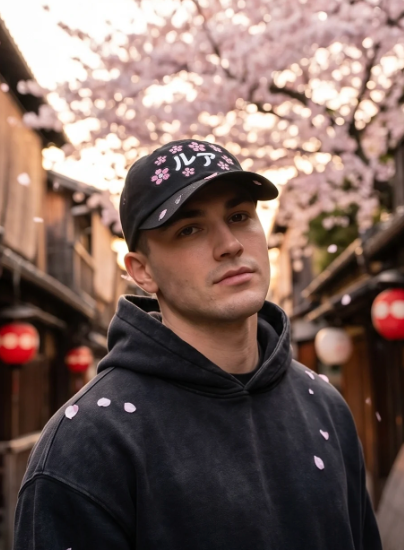 LA・桜ダッドハット