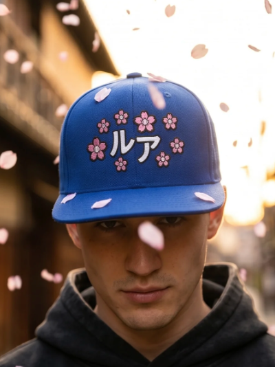"LA" Cherry Blossom Snapback