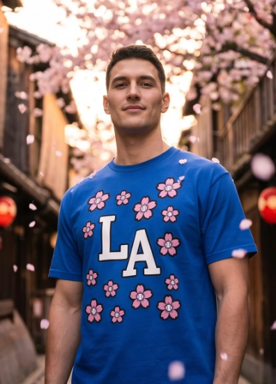 LA Cherry Blossom Shirt