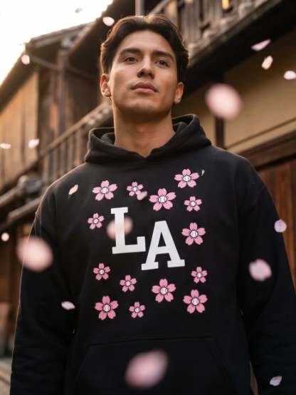 LA・桜フーディー