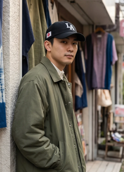 LA・日章旗ダッドハット