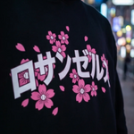 ロサンゼルス桜フーディー