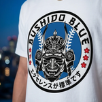武士道ブルー・ロサンゼルスシャツ