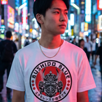 武士道ブルー・ジャパンシャツ